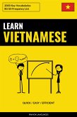 Learn Vietnamese - Quick / Easy / Efficient (eBook, ePUB)