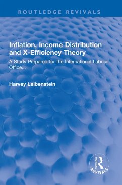 Cover Inflation, Income Distribution and X-Efficiency Theory (eBook, ePUB)