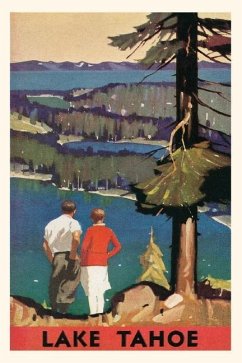 Vintage Journal Travel Poster for Lake Tahoe