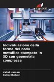 Individuazione della forma del nodo metallico stampato in 3D con geometria complessa