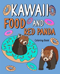 Kawaii Food and Red Panda - Paperland