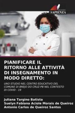 PIANIFICARE IL RITORNO ALLE ATTIVITÀ DI INSEGNAMENTO IN MODO DIRETTO: - Targino Batista, Juliana;Aciole Morais de Queiroz, Suelyn Fabiana;de Queiroz Santos, Antonio Carlos