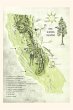 Vintage Journal Map of the Sierra Nevada - Bild 1