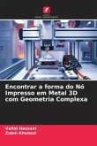 Encontrar a forma do Nó Impresso em Metal 3D com Geometria Complexa