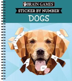Brain Games - Sticker by Number: Dogs (28 Images to Sticker) - Publications International Ltd; Brain Games; New Seasons