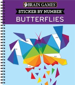 Brain Games - Sticker by Number: Butterflies - Publications International Ltd; Brain Games; New Seasons