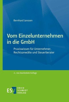 Cover Vom Einzelunternehmen in die GmbH (eBook, PDF)