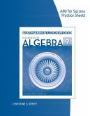 Aim Success Practice Sheet for Aufmann/Lockwood's Intermediate Algebra: An Applied Approach, 9th