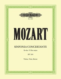 Sinfonia Concertante in E Flat K364 (320d) (Edition for Violin, Viola and Piano)