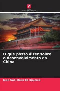 Cover O que posso dizer sobre o desenvolvimento da China