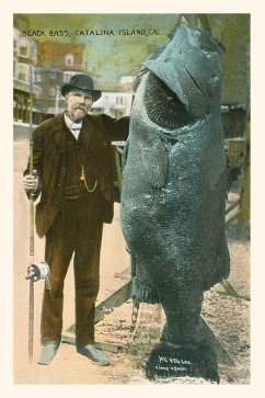 Vintage Journal Giant Black Bass, Catalina Island