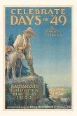 Vintage Journal Poster for Gold Rush Days