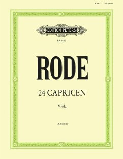 24 Caprices (in the Form of Etudes) for Violin (Transcribed for Viola)