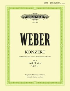 Clarinet Concerto No. 1 in F Minor Op. 73 (Edition for Clarinet and Piano)