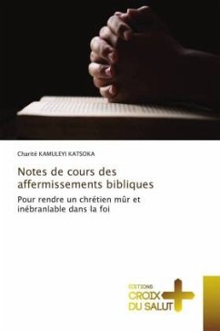 Cover Notes de cours des affermissements bibliques