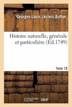 Histoire naturelle, générale et particuliére - Buffon-G-L