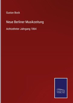 Neue Berliner Musikzeitung - Bock, Gustav