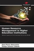 Human Resource Management in Higher Education Institutions