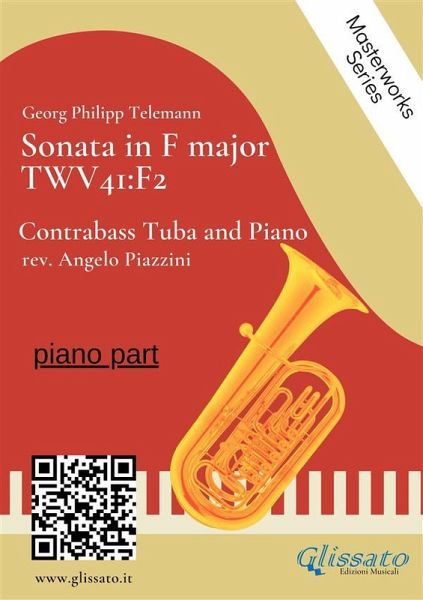 (piano part) Sonata in F major - Contrabass Tuba and Piano (eBook, ePUB) (piano part) Sonata in F major - Contrabass Tuba and Piano (eBook, ePUB)
