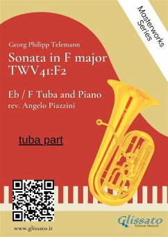 (tuba part) Sonata in F major - Eb/F Tuba and Piano (fixed-layout eBook, ePUB) - Philipp Telemann, Georg; Piazzini, Angelo