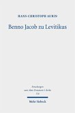 Benno Jacob zu Levitikus (eBook, PDF)