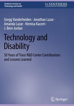 Technology and Disability - Vanderheiden, Gregg;Lazar, Jonathan;Lazar, Amanda