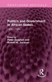 Politics and Government in African States (eBook, PDF)