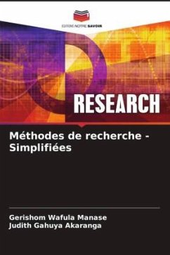 Méthodes de recherche - Simplifiées - Manase, Gerishom Wafula;Akaranga, Judith Gahuya