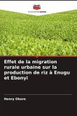 Effet de la migration rurale urbaine sur la production de riz à Enugu et Ebonyi