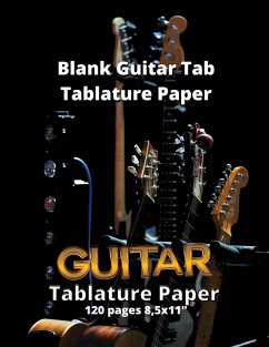 BLANK GUITAR TAB TABLATURE PAPER - Son, Harry