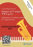 (solo part) Sonata in F major - Euphonium or Trombone and Piano (eBook, ePUB)