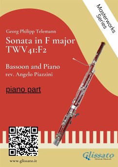 (piano part) Sonata in F major - Bassoon and Piano (fixed-layout eBook, ePUB) - Philipp Telemann, Georg; Piazzini, Angelo