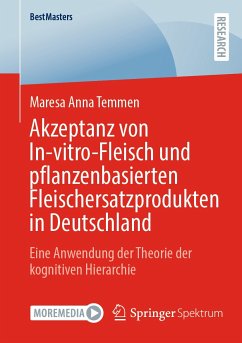 Akzeptanz von In-vitro-Fleisch und pflanzenbasierten Fleischersatzprodukten in Deutschland (eBook, PDF) - Temmen, Maresa Anna