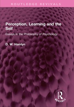 Cover Perception, Learning and the Self (eBook, ePUB)