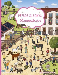Cover Pferde und Ponys Wimmelbuch Pocket