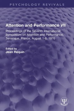 Attention and Performance VII (eBook, PDF)