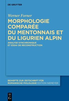 Cover Morphologie comparée du mentonnais et du ligurien alpin (eBook, ePUB)