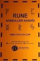 Rune Sembolleri Sandigi Ahsap Kutulu - Ceylan cap, Ebru