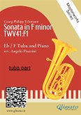 (tuba part) Sonata in F minor - Eb/F Tuba and Piano (eBook, ePUB)
