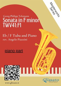 (piano part) Sonata in F minor- Eb/F Tuba and Piano (fixed-layout eBook, ePUB) - Philipp Telemann, Georg; Piazzini, Angelo