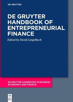 De Gruyter Handbook of Entrepreneurial Finance (eBook, PDF)