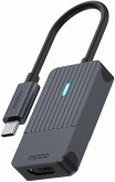 Rapoo USB-C Adapter grau USB-C auf HDMI