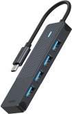 Rapoo USB-C Hub grau USB-C auf USB-A