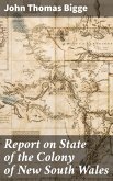 Report on State of the Colony of New South Wales (eBook, ePUB)