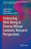 Embracing Well-Being in Diverse African Contexts: Research Perspectives (eBook, PDF)