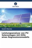 Leistungsanalyse von PV-Solaranlagen mit Hilfe eines Regressionsmodells