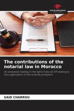 The contributions of the notarial law in Morocco - CHARROU, Said