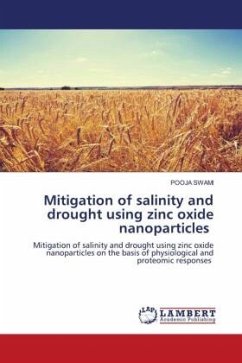 Mitigation of salinity and drought using zinc oxide nanoparticles