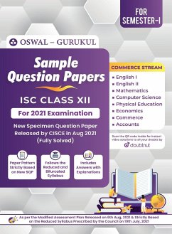 Sample Question Papers for ISC Commerce Class 12 Semester I Exam 2021 - Oswal; Gurukul