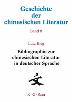 Cover Bibliographie zur chinesischen Literatur in deutscher Sprache (eBook, ePUB)